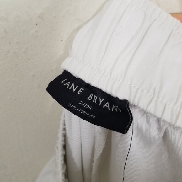 NWT Lane Bryant Soft Slub Capri Pants Pull-On Size 22/24 - Picture 6 of 7